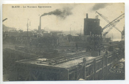 CPA 33 Gironde - BLAYE - Les Nouveaux Appontements - Usines, Grues - Blaye