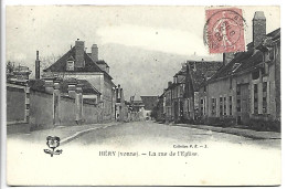 HERY - La Rue De L'Eglise - Hery