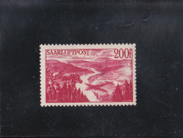 P.A. VALLéE DE LA SARRA METTLACH 200F ROSE CARMINé NEUF * N° 11 YVERT ET TELLIER 1948 - Airmail