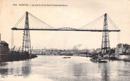 FRANCE - 44 - NANTES - La Loire Et Le Pont Transbordeur - Carte Postale Ancienne - Nantes