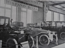 Salon De L' Automobile Stand HISPANO SUIZA  1912 - Voitures