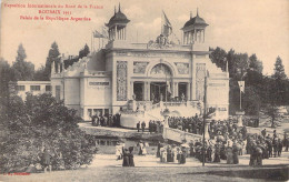 FRANCE - 59 - ROUBAIX - Palais De La République Argentine - 1911 - Carte Postale Ancienne - Roubaix