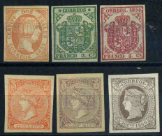 España - Sellos Clásicos Falsos De Isabel II (1851-1866) - Unused Stamps