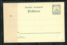 MARIANEN GERMANY Deutschland Kolonien 1900-1905 Postal Stationery Postkarte Ganzsache 5 Pf, Unused - Isole Marianne