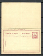 MARIANEN GERMANY Deutschland Kolonien 1900-1905 Postal Stationery Postkarte Ganzsache 10 Pf, Unused - Mariana Islands