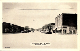 Kansas Cimarron Corner Main And "A" Street Dexter Press - Andere & Zonder Classificatie