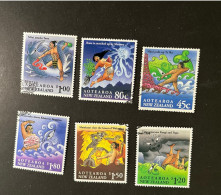 (stamp 15-5-2023) New Zealand (6 Stamps) Art - Gebraucht