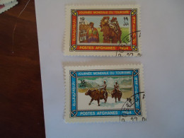 AFGHANISTAN USED  STAMPS WORKERS  CAMEL COW - Chevaux