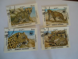 AFGHANISTAN USED  STAMPS ANIMALS WWF TIGER - Otros & Sin Clasificación