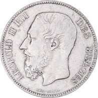 Monnaie, Belgique, Leopold II, 5 Francs, 5 Frank, 1873, TB, Argent, KM:24 - 5 Frank