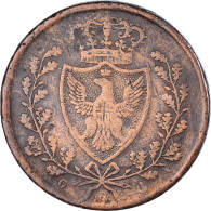 Monnaie, États Italiens, SARDINIA, Carlo Felice, 5 Centesimi, 1826, Genoa, TB+ - Italian Piedmont-Sardinia-Savoie