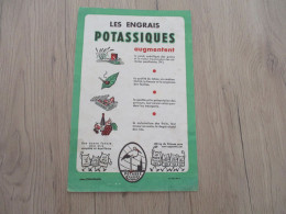LAV Buvard Pub Publicitaire Illustré Les Engrais Potassiques En L'état - Agricoltura