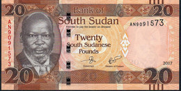 SOUTH SUDAN 13c 20 POUNDS 2017 #AN        UNC. - Zuid-Soedan