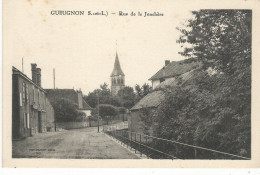 CPA, D. 71, Guegnon , Rue De La Jonchère - Gueugnon