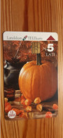 Phonecard Latvia - Pumpkin - Lettonia