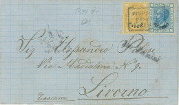 P0620 - LEVANTE Italiano ESTERO - Storia Postale - BUSTA Da TUNISI Piroscafi  Italiani 1876 - Ohne Zuordnung