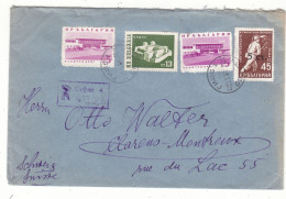 Bukgarie - Lettre Recom De 1964  - Oblit Sofia - Exp Vers Clarens Montreux - - Storia Postale