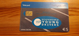 Phonecard Belgium - Responsible Young Drivers - Avec Puce