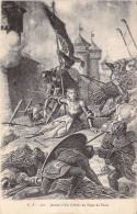 FRANCE - 75 - Jeanne D'Arc Blessée Au Siège De Paris - Illustration - Carte Postale Ancienne - Autres & Non Classés