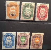 Russian Levant YT 63-71 DARDANELLES 1909 VF MNH** !  (Bureaux Russes Russia Russie Levante Turkey Turquie - Turkish Empire