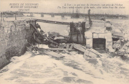 BELGIQUE - NIEUPORT - L'Yser - Ce Qui Reste Du Déversoir - Publicité COSMO Lemonade - Carte Postale Ancienne - Nieuwpoort