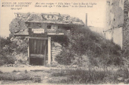 BELGIQUE - NIEUPORT - Abri Avec Enseigne - Villa Marie - Publicité COSMO Lemonade - Carte Postale Ancienne - Nieuwpoort