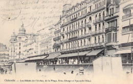 BELGIQUE - OSTENDE - Les Hôtels De L'Océan De La Plage Beau Rivage Et Splendid Hôtel - Carte Postale Ancienne - Oostende