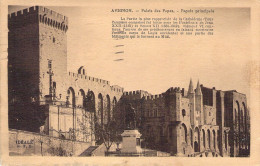 FRANCE - 84 - AVIGNON - Palais Des Papes - Façade Principale - Carte Postale Ancienne - Avignon (Palais & Pont)