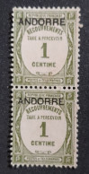 Andorre Français > Timbres-taxe > Neufs N°9 (*) - Neufs