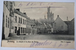 @J@  -  ANTOING  -   Le Donjon Et La Place Du Préau   -  Zie / Voir Scan's - Antoing