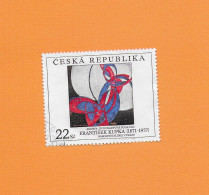 CZECH REPUBLIC 1998  Gestempelt°Used  MiNr. 190 KUNST #  FRANTISEK KUPKA  # "Formlose Gestalten" - Oblitérés