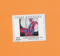 CZECH REPUBLIC 1998  Gestempelt°Used  MiNr. 190 KUNST #  FRANTISEK KUPKA  # "Formlose Gestalten" - Usati