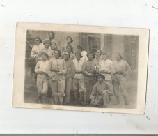 BATNA (ALGERIE) CARTE PHOTO AVEC MILITAIRES FRANCAIS - Batna