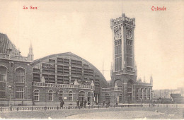 BELGIQUE - OSTENDE - La Gare - Edit V G - Carte Postale Ancienne - Oostende
