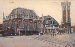 BELGIQUE - OSTENDE - La Gare - Carte Postale Ancienne - Oostende