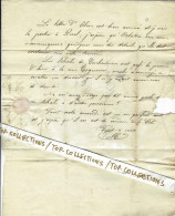 1824 FAMILLE PROTESTANTISME  LETTRE Sign. H.E. Horace Emile Say ECONOMISTE Paris Pour Michel Delaroche   Le Havre - Historical Documents