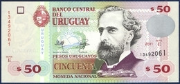 URUGUAY 50 PESOS P-87b  José Pedro Varela - Varela Monument, Montevideo 2011 UNC - Uruguay