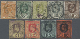 Ceylon / Sri Lanka: 1910-11 KEVII. Set Of 11 From 2c. To 10r., All Used, With Ve - Sri Lanka (Ceilán) (1948-...)