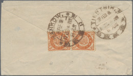 China: 1897, ICP Tokyo Printing 2 C. Reddish Orange Tied Clear Large Dollar In B - 1912-1949 República