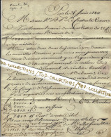 1820 LETTRE BANQUE FINANCE NEGOCE Par Mallet Frères Banque Paris Pour Veuve Lecouteulx à Rouen V.SCANS+HISTORIQUE - Otros & Sin Clasificación