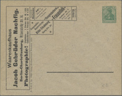 Thematics: Advertising Postal Stationery: 1902, Dt. Reich, 5 Pf Grün Germania, Z - Other