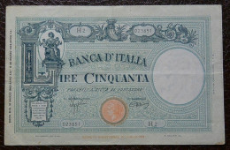 Regno 50 Lire BB 31-3-1943-XXI P.64   (B/1-28 - 50 Liras