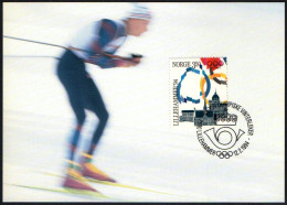 NORWAY LILLEHAMMER 1994 - OLYMPIC WINTER GAMES LILLEHAMMER '94 - NORDIC SKIING - MAXICARD - G - Winter 1994: Lillehammer