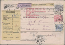 Österreichische Post In Der Levante: 1905 Paketkarte Für Ein Paket Von Constanti - Eastern Austria