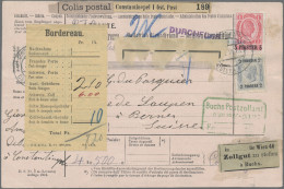 Österreichische Post In Der Levante: 1905 Paketkarte Für Ein Paket Von Constanti - Eastern Austria