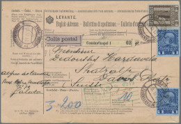 Österreichische Post In Der Levante: 1910 Paketkarte Für Ein Paket Von Constanti - Eastern Austria