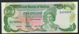 BELIZE P46c 1 DOLLAR 1987 #A/12  VF  NO P.h. - Belize