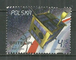 POLAND Oblitéré Timbre De 2011 Provenant Du Bloc 193 Espace Lancement Du Premier Satelitte Scientifique Polonais - Oblitérés