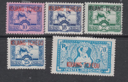 Kouang-Tchéou N° 131 / 34 X Partie De Série : Les 6 Valeurs Trace De Charnière TB - Unused Stamps