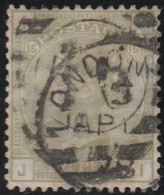 532 Gran Bretagna  1877 - Effige Della Regina Vittoria 4 P. Verde Salvia N. 59. - Used Stamps